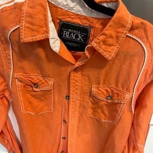 Buckle Black long sleeve button down